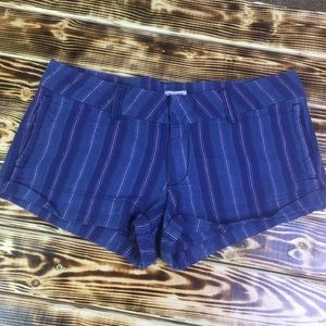 Missimo Flat Front Shorts Stripe SZ 9 Cuffed